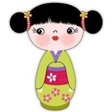 Asian kokeshi 3