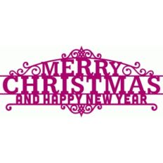 merry christmas scroll
