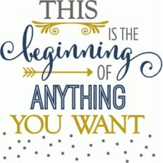 new years - this is the beginning - phrase