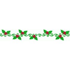 holly flourish border