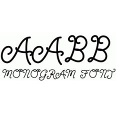 monogram font