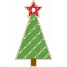 tree christmas tag