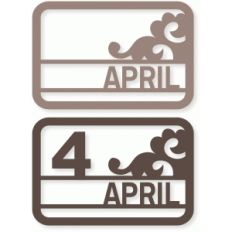 april flourish card