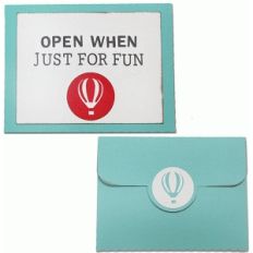 open when-just for fun envelope
