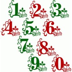 christmas bells numbers