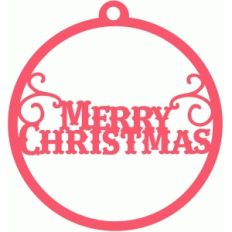 merry christmas ornament
