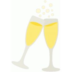 champagne glasses