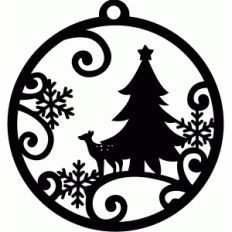christmas tree tag