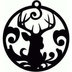 deer flourish tag