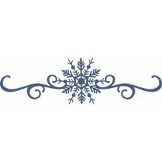 large snowflake border