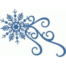 snowflake flourish burst