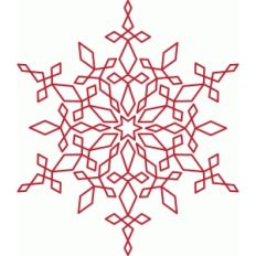 snowflake sketch