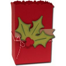 3d holly favor bag