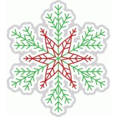 snowflake sketch iii