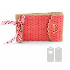 scalloped pocket gift card mini album