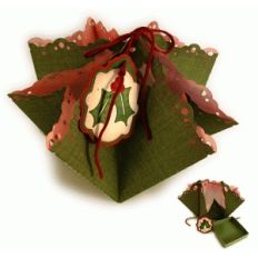 christmas gift pouch tag tray