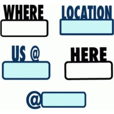 location labels