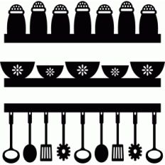 kitchen borders set 1