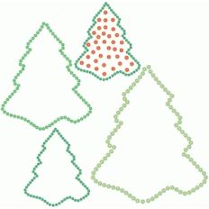 rhinestone trees - 3 sizes