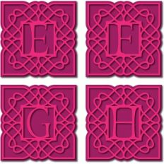celtic monogram efgh
