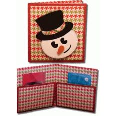 snowman 2 gift card holder