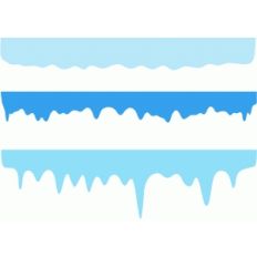 snowy icicles