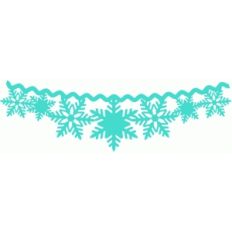 snowflake garland