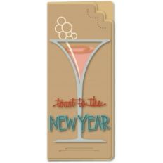 toast to the new year sz 10 card