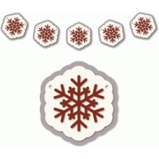 snowflakes mini swag