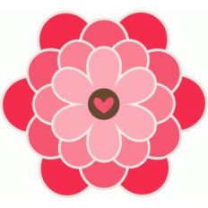 valentine layered flower
