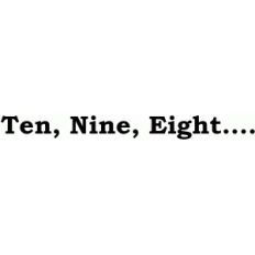 ten, nine, eight.... new years title
