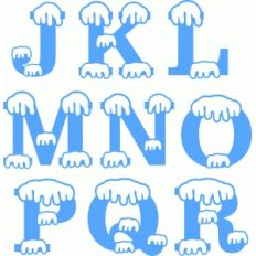 snow monogram j-r