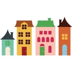 4 houses