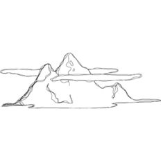 mountain sketch