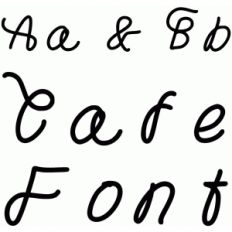 cafe font