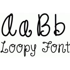 loopy font