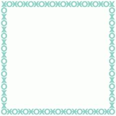 xoxo page frame / border