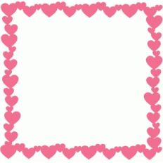 heart page frame / border