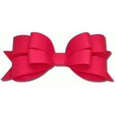 3d layered puckered bow