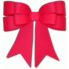 3d layered puckered bow with tails
