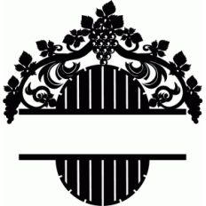 wine barrel split title border