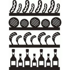 barbecue borders set 1