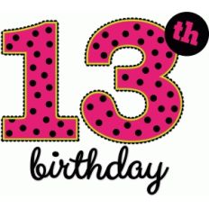 13th birthday - nested
