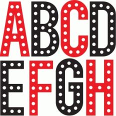 marquee letters