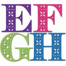 ornate monogram efgh
