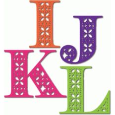 ornate monogram ijkl