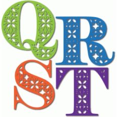 ornate monogram qrst