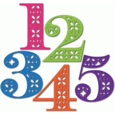 ornate monogram 12345