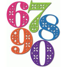 ornate monogram 67890