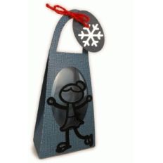 ice skater stick oval window tall tote